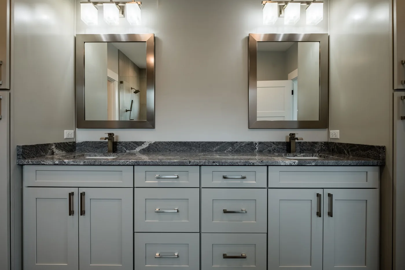 Wall tile and bathroom finish selections